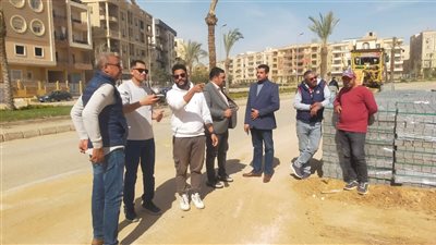 رئيس جهاز القاهرة الجديدة يتفقد حي اللوتس بالتجمع الخامس