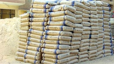 استقرار أسعار الأسمنت والعسكري يسجل 550 جنيهًا للطن