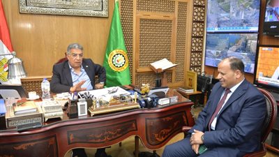 محافظ الدقهلية يستقبل وكيل وزارة الري الجديد