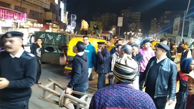 حملة موسعة لمحافظ الغربية ومدير ألامن لإزالة الإشغالات بقطورلإعادة الانضباط 