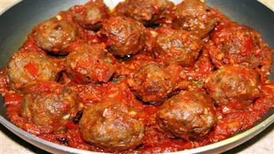 طريقة عمل كفتة لحم بالصوص الأحمر