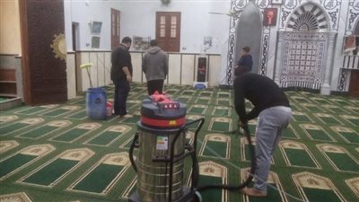حملة نظافة شاملة بمساجد الشرقية استعدادًا لرمضان