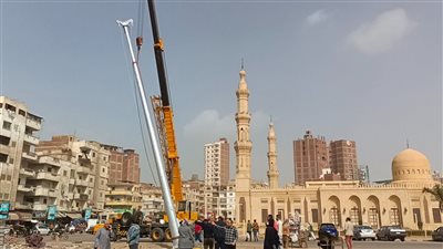 محافظ كفر الشيخ يتابع اللمسات النهائية لتطوير الميدان الإبراهيمي بدسوق