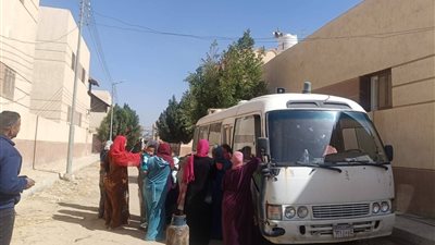 قافلة طبية وسكانية متكاملة بقرية الأمل بوادي النطرون