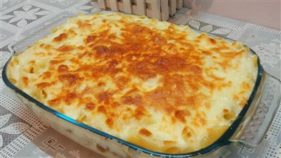 مكرونة بالبشاميل والدجاج.. صينية ذهبية بطريقة المطاعم