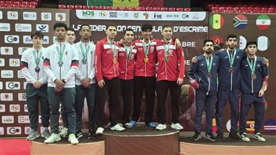 وزير الرياضة يهنئ منتخب مصر لسلاح السيف (شباب) بالتتويج بذهبية كأس العالم بداكار