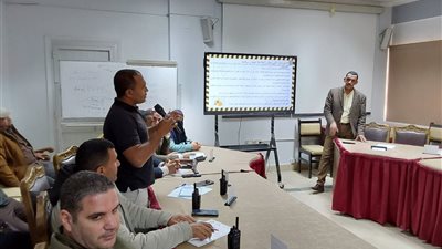  مياه الفيوم : تدريب ميداني و رفع الجاهزية للتعامل مع الطواريء بمواقع العمل 