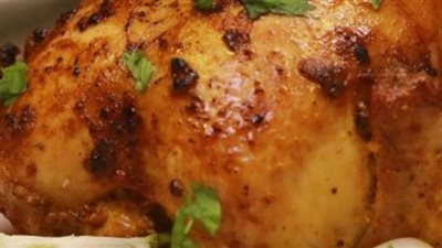 حضرى روستو دجاج تندوري على مائدة أفطار رمضان