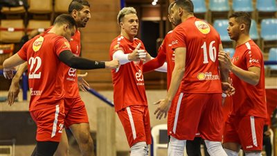 «رجال طائرة الأهلي» يفوز على سموحة في دوري السوبر