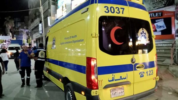 مصرع شخصين وإصابة 9 آخرين في تصادم تروسيكل بسيارة جامبو بطريق التحدي بالبحيرة