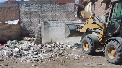 إزالة التعديات على الأراضي الزراعية ضمن الموجة ال28 بالفيوم 