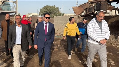 نائب محافظ الفيوم يترأس لجنة لمعاينة مصنع تدوير القمامة بالعدوة
