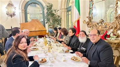 فطار رمضاني مصري بمقر السفارة فى روما باستضافة بسام راضي