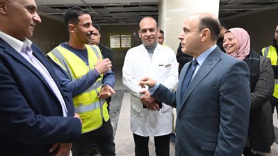 محافظ الغربية يتفقد مستشفى السنطة الجديد بنسبة تنفيذ 94% 