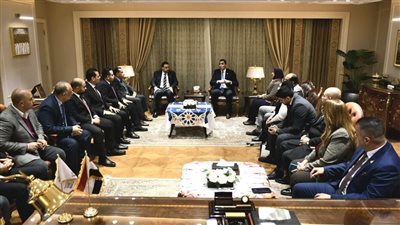 جوهر نبيل يستقبل لجنة الشباب والرياضة بمجلس النواب