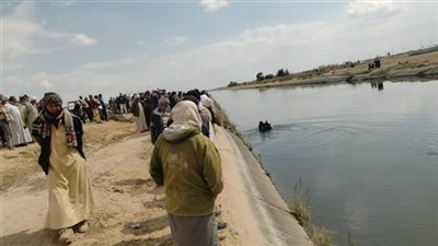 انتشال جثمان طفل غرق في مشروع ناصر بالنوبارية إثر انقلاب تروسيكل 