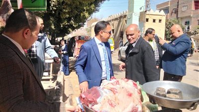ضبط لحوم غير صالحة للإستهلاك الأدمي بالمنيا 