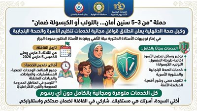 وكيل صحة الدقهلية يعلن انطلاق قوافل مجانية لخدمات تنظيم الأسرة والصحة الإنجابية 