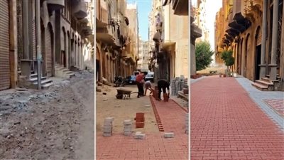 أهالي شارع اليسر بحملة مرحوم يحولون شارعهم إلى لوحة جمالية