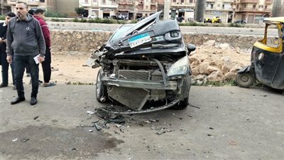 إصابة 7 أشخاص إثر تصادم سيارة ملاكي وتوك توك بطريق المحمودية بالبحيرة