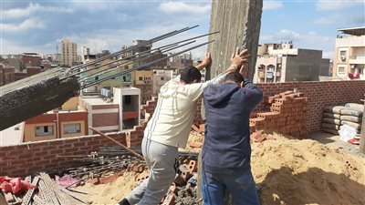 حملات مكبرة لإزالة مخالفات البناء بمراكز البحيرة