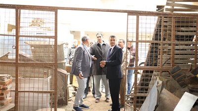 نائب محافظ الدقهلية يتفقد الحملة الميكانيكية بغرب المنصورة