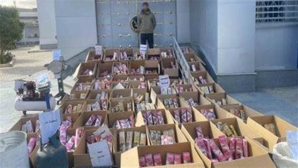 قبل الاحتفال بالعيد.. الداخلية تضبط أكثر من 1.3 مليون قطعة ألعاب نارية