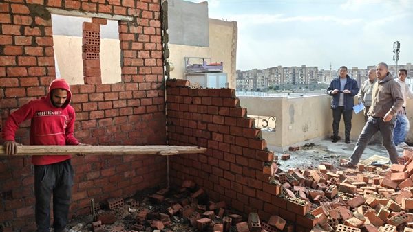 جانب من الإزالة 