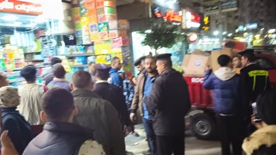  حملة ليلية لإزالة الإشغالات بغرب المنصورة