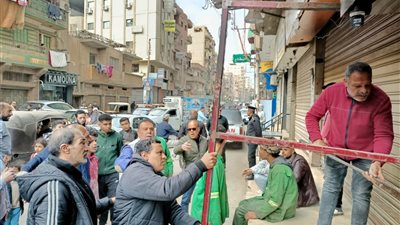 محافظ الدقهلية يتابع أعمال حملة إزالة الإشغالات بشوارع مدينة طلخا  
