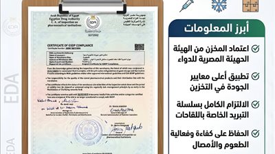اعتماد مخزن الطعوم والأمصال بصحة الدقهلية بعد استيفاء أعلى معايير الجودة 