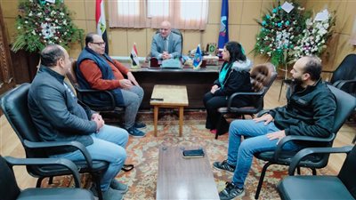وكيل زراعة البحيرة يستقبل وفد التحالف الوطني للعمل الأهلي التنموي 