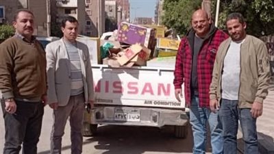 ضبط سلع غذائية متنوعة منتهية الصلاحية بالفيوم 