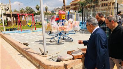 محافظ الدقهلية يوجه بالانتهاء ء من أعمال تطوير حديقة لؤلؤة المنصوره 