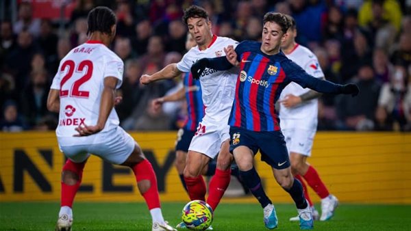 بث مباشر لمباراة برشلونة وإشبيلية بالدورى الإسبانى