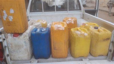 ضبط 280 لتر سولار قبل تهريبه للسوق السوداء بالفيوم 