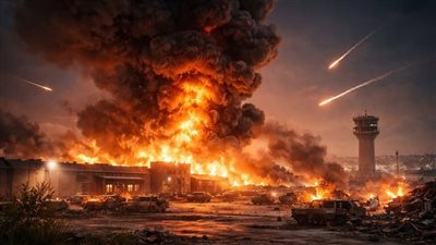 استهداف قاعدة فيكتوريا في مطار بغداد    