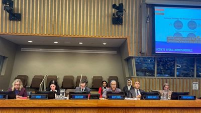 أمل عمار  تستعرض جهود مصر في تمكين المرأة خلال الاستعراض الطوعي بمؤتمر CSW70