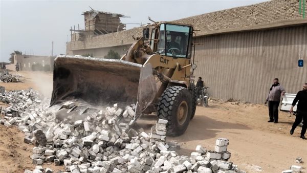 إزالة 33 حالة تعد على الأراضي الزراعية وأملاك الدولة بالشرقية