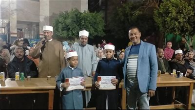 تكريم الفائزين في المسابقات الرمضانية بطهطا 