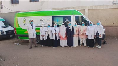 1331 مستفيد من القافلة الطبية بقرية ميت يعيش بالدقهلية 