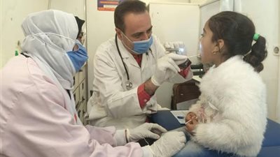 خدمات طبية لــ  1333 مواطنا  بالمجان في المنيا 