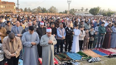 أهالي البحيرة يُحيون صلاة العيد في مراكز الشباب والأندية ضمن مبادرة 