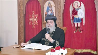 «تواضروس» يدعو إلى ترشيد الطاقة: بعض الدول تعيش فى ظلام طوال اليوم