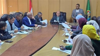 سكرتيرعام الفيوم يتابع آليات تسريع وتيرة العمل بملف التصالح