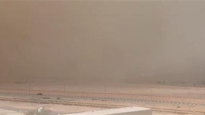 غلق طريق الزعفرانة رأس غارب بسبب انعدام الرؤية وسوء الطقس