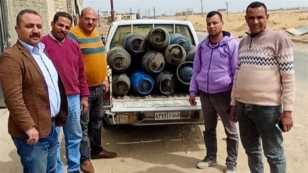 ضبط 179 أسطوانة غاز منزلي قبل بيعها بالفيوم