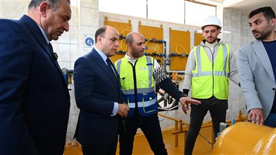 محافظ الغربية يشهد تجارب محاكاة للأزمات خلال افتتاح محطة مياه شبرا ملكان 