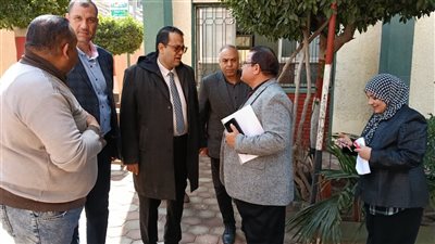 جولة متابعة مفاجئة لوكيل تعليم الغربية لمدارس غرب طنطا