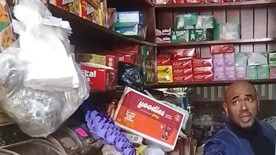 ضبط كميات كبيرة من السلع الغذائية منتهية الصلاحية بدمنهور 